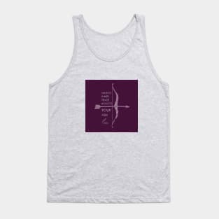 BOW AND ARROW PURPPLE Tank Top